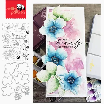 

Beauty Metal Cutting Dies and Stamps Stencil Embossing Scrapbooking Stencil Craft Cut Dies For DIY Card Crafts Handmade