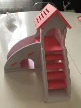 Wood-Plastic-Board Hamster House Pet-Hideout Chinchilla Pet-Supplies Guinea Small Non-Toxic