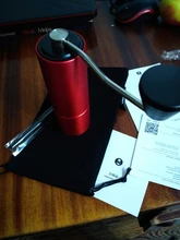 Bearing Coffee-Mill Dulex Timemore C2 Grinding-Core Steel Super-Manual Portable Red Aluminum