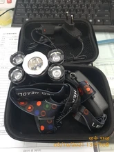 Led Headlamp Torch Flashlight Zoom Rechargeable