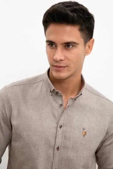U.S. POLO ASSN. Мужской тканый гомлек