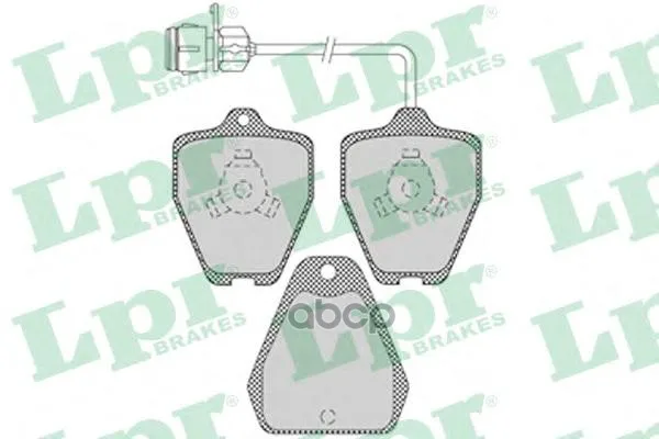Колодки Тормозные Audi A100/A6/A8 2.3-4.2 Quattro 91-02 Передние Lpr 05p1118 Lpr арт. 05P1118