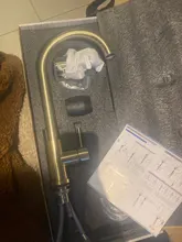 Kitchen Faucet Mixer Tap Sprayer-Head Tap-Stream Brushed Nickel Spout Chrome/black Rozin