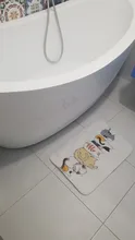 Floor-Mats Kitchen-Carpets Bathroom Welcome Anti-Slip Animal Cat Kawaii Living-Room Cat-Printed