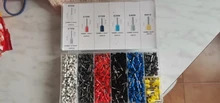 Alicates Terminales hexagonal,WOZOBUY Alicate hexagonal de trinquete ajustable,se utiliza para extremos de cable de 0.25-6.0mm² / AWG 23-10 con 1900 Pcs conector de cable