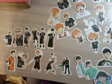 Fridge Stickers Guitar Laptop Anime Haikyuu Motorcycle Waterproof Luggage Travel 20/50pcs/pack