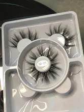 Pestañas postizas naturales, 3 pares, maquillaje largo 3d de visón, extensiones de pestañas de vizón para belleza, novedad de 2021