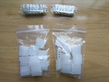 Juego de conectores ATX / EPS Molex, 5,08mm, 4 pines, macho/hembra de alimentación, carcasa + terminales para ordenador ATX EPS, 10 juegos