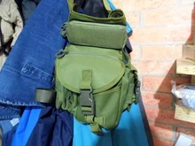Bolsa cartuchera táctica militar para hombre, riñonera, bolsa de caza, riñonera militar para motociclismo
