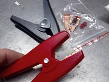 Alligator-Clip Electrical-Clips-Clamps Car-Battery Crocodile 100A Durable Insulated Red