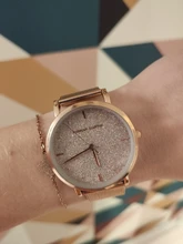 Reloj de pulsera de cuarzo japonés para mujer, de marca superior de lujo, de acero inoxidable, oro rosa, resistente al agua, con esfera del desierto de Sahara, nuevo diseño, 2021