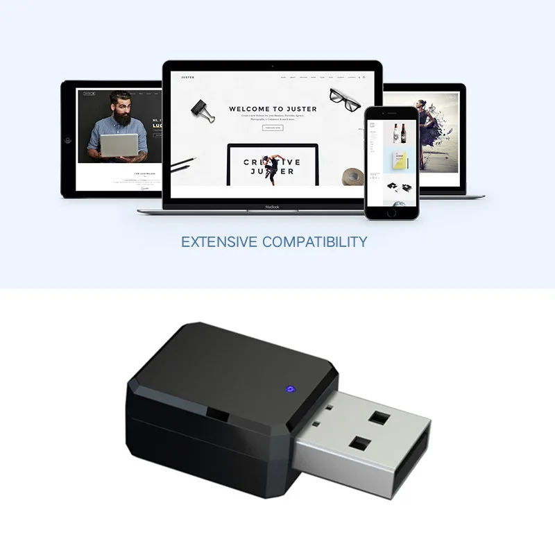 USB Беспроводная Bluetooth флешка 3 5 мм адаптер AUX разъема автомобильный стереоприемник динамик питания
