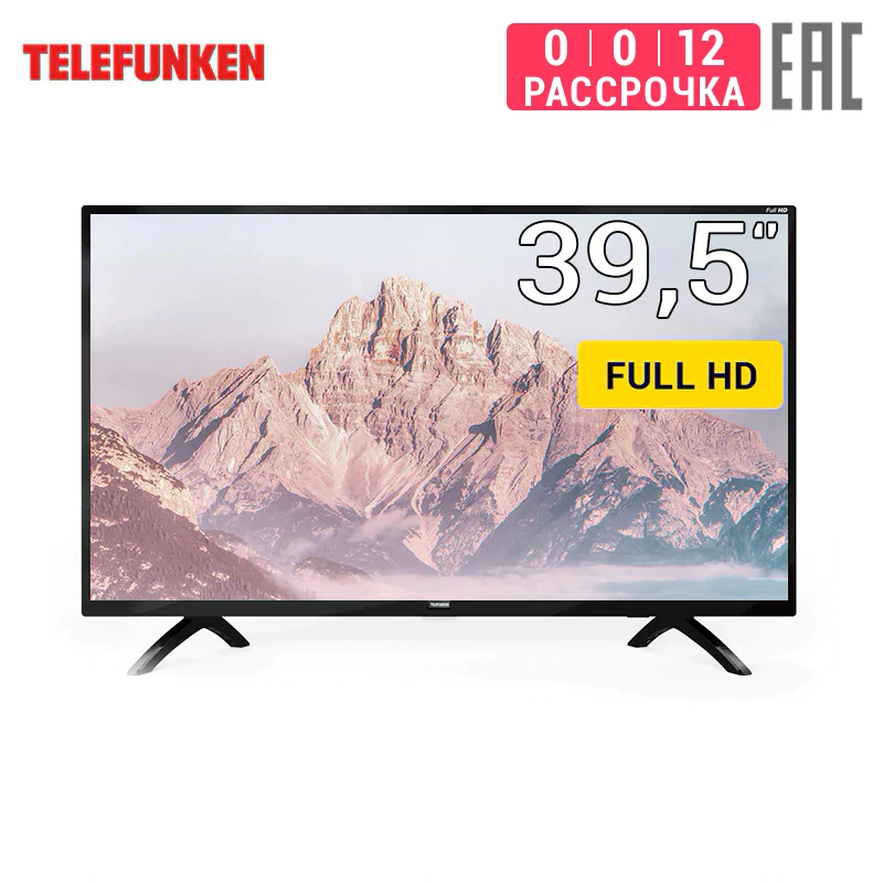 Телевизор 40&quot Telefunken TF LED40S01T2 FullHD|Телевизоры| |