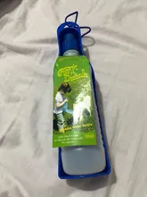 Botella de agua portátil de plástico para perros y mascotas, Bol plegable de viaje al aire libre, alimentador de agua potable, 250ml/500ml