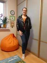 Jacket Women Basic-Coat Moto Aelegantmis Faux-Leather Plus-Size Winter Outerwear Autumn