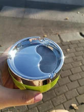 Cigarette-Ashtray Detachable Free-Rotation Stainless-Steel Green Orange Red 1pc Corrosion-Resistance