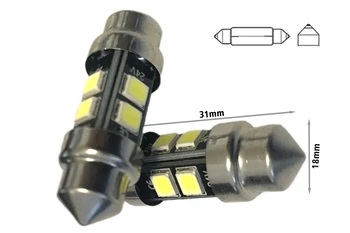 

24V Led lamp festoon T11 C5W 31mm 8 smd 2835 No Polarita 360 degree cool white lifetime guaranteed