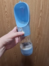 HOOPET Pet Dog Water Bottle Feeder Bowl Portable Water Food Bottle Pets Outdoor Travel