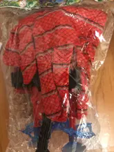 Nuevo Hombre Araña juguetes de plástico Cosplay guante de Spiderman juego de iniciador con la caja Original divertido juguetes para niños Año Nuevo cumpleaños Gi