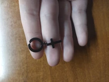 Suave Cruz bala de acero inoxidable pendientes de Clip pendientes largos aretes pendientes sin perforar para las mujeres pendiente Punk joyería No agujero oreja 1 pieza