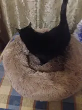 Dog-Bed Large Kennel-Sleeping-Bag Pets Cat Round Washable Plush Soft Little-Medium Long