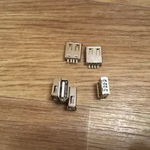 Socket-Connector Cover 4-Pin-Plug Plastic Female Usb 10pcs Adapter Pcb Data-Cable-Line