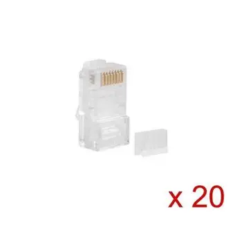 

RJ45 LANBERG PLU-6020 network connector-for UTP AC wiring it Networks
