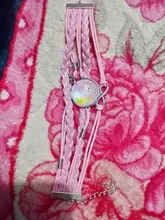 Unicornio trenzado pulsera de niños para niñas brazaletes de la Amistad joyería Multi-capa encanto pulsera de joyería de moda