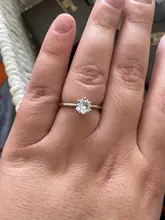 Anillo de circonia cúbica blanca para mujer, sortija, Zirconia, circonita, zirconita, circón, color blanco, estilo moderno, 2020