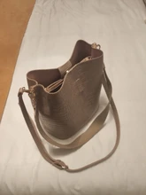 Ansloth-Bolso cruzado de cocodrilo para mujer, bandolera de piel sintética de diseñador de marca, de lujo, bolso de cubo, HPS405