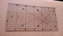Regla para dibujo de 30x15cm, regla de Patchwork de Material acrílico de alta calidad, regla transparente, escala, dibujo de línea de oficina y escuela