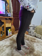 Pantalones de pitillo de talla grande para mujer, polainas de invierno cálidas de terciopelo grueso, ceñido de cintura alta, mallas femeninas, 90H, S-4XL