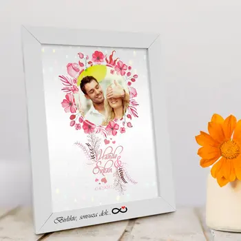 

Personalized Concept Photo Frame (White)