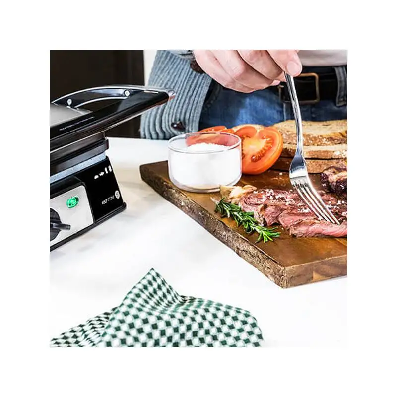 Гриль контактный Cecotec Rock'n Grill 1500 Take& Clean 1500 Вт с черным покрытием
