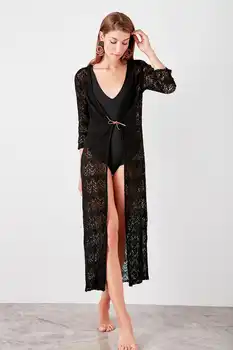

Trendyol Knitwear Long Front Gusset Kimono TBESS19KM0006