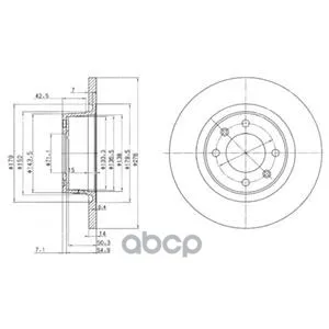 Тормозной Диск Bg3621 Delphi арт. BG3621
