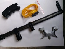 Catapulta tirachinas de alta precisión, barra recta telescópica de alta potencia, láser rojo, banda de goma plana de acero inoxidable para caza al aire libre