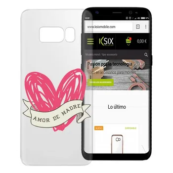 

Mobile cover Samsung Galaxy S8 Flex TPU Amor de madre