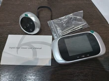 Timbre digital con pantalla a color LCD, 2,8 , con mirilla electrónica de 90º, para puerta