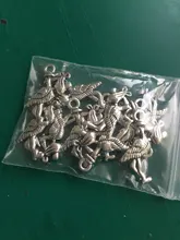 WYSIWYG 10pcs 23x18mm nuevo bebé cigüeña encanto de Metal cigüeña bebé pájaro encantos Vintage DIY accesorios para la fabricación de la joyería