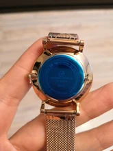 ¡Envío directo! Reloj de pulsera de lujo de calidad A + + + + para mujer, con movimiento de cuarzo japonés, cronógrafo de pulsera, resistente al agua, de oro rosa, femenino