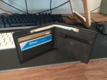 Cartera de piel sintética para hombre, cartera con monedero con bolsa con cierre monederos pequeños, monedero Delgado, nuevo diseño, 2020