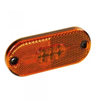 

5 LED GALIBO light with REFLECTOR 24V AMBAR approved