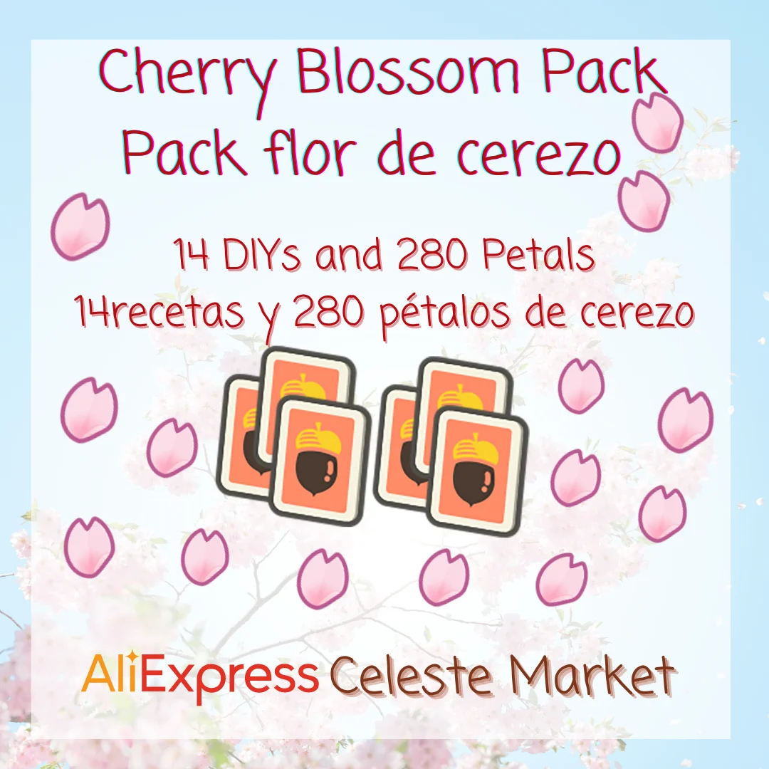 Cherry Blossom Pack - Pack Flor de Cerezo - Animal Crossing New Horizons