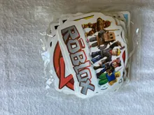 Conjunto de figuras de anime roblox de 50 piezas, cubierta de carrito, agua para ordenador portátil con diseño de taza, impermeable, dibujos animados, no repetitivos, pegatina de alta calidad, regalo