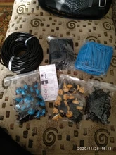 Sprinkler-Irrigation-System Dripper Potted-Growing Greenhouses 4-Way Yard 8L 40M/20M