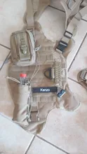 Molle Vest Panels Dog-Harness Dogs Military-Working Training Rubrab Tactical Metal 