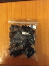 10 unids/lote YT2153B Micro USB 4Pin conector macho negro/blanco de datos OTG interfaz de línea de cable de datos para