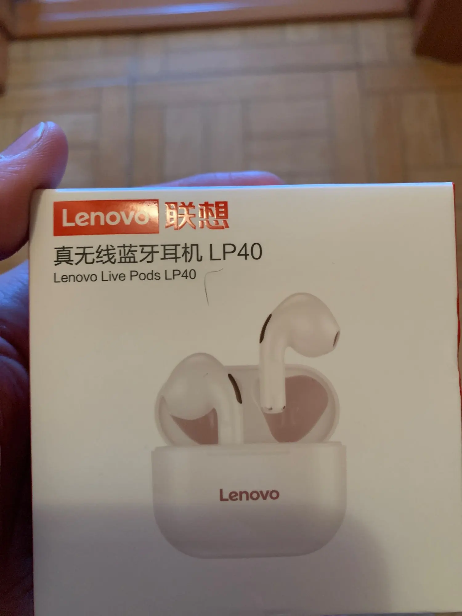 Lenovo LP40 Headphone Nirkabel Asli 