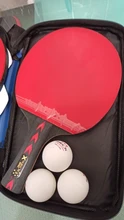 HUIESON 6 Star 2 uds nuevo y mejorado de carbono de conjunto de raqueta de tenis súper poderoso raqueta de Ping Pong bate para adultos Club de formación
